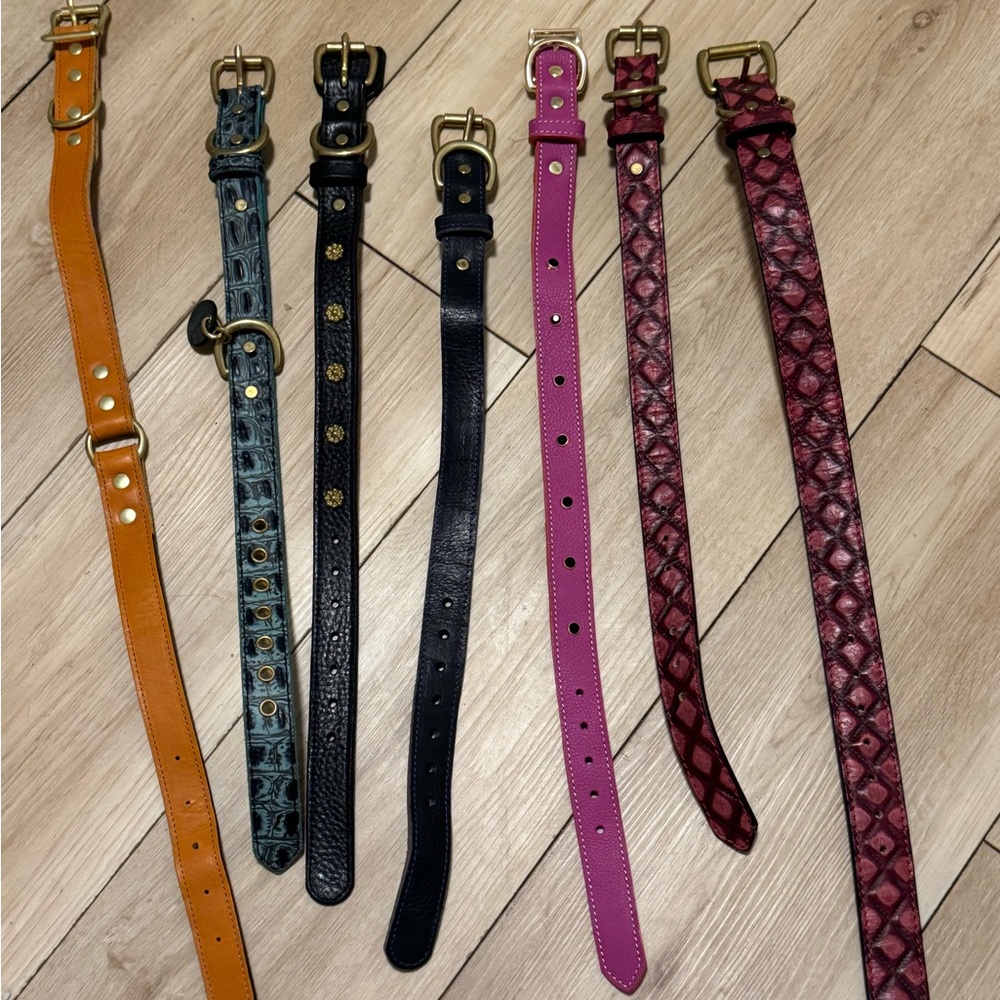 Pink Leather Belt Set - Picture 15 of 16